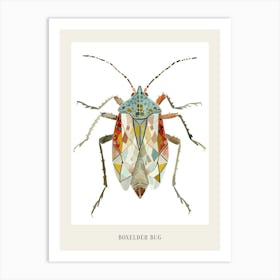 Colourful Insect Illustration Boxelder Bug 16 Poster Art Print