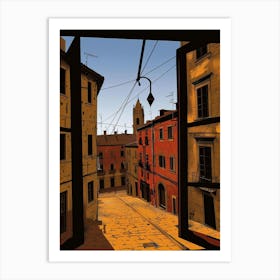 Street Scene In Italy 1 Art Print