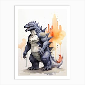 Godzilla 8 Art Print