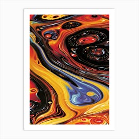 Abstract Painting 1636 Art Print