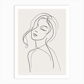 Portrait Of A Woman 1 Art Print