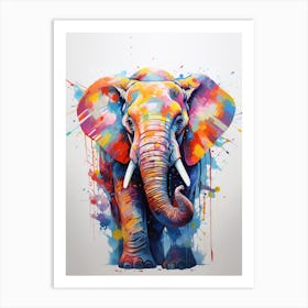 Elephant Painting Art Print