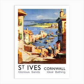 St Ives, Cornwall Art Print