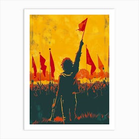 Revolution Is Not Over Art Print