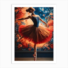 On Pointe Ballerina Art Print