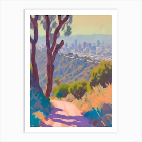 Abstract Runyon Canyon Painting 2 Art Print