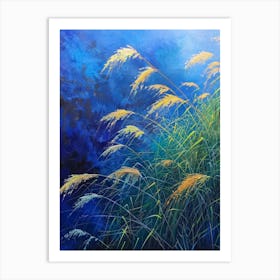 Grass In The Wind Art Print