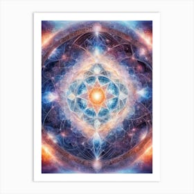 Crystal Healing Art Print