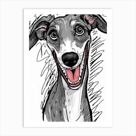 Greyhound Art Print