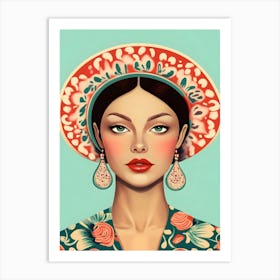 Russian Woman Art Print