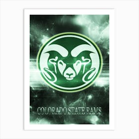 Colorado State Rams Art Print