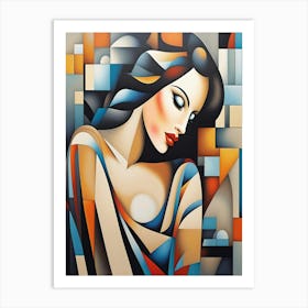 Abstract Of A Woman 5 Art Print