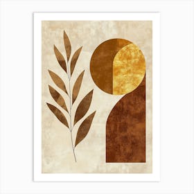 Golden Leaves Art Print