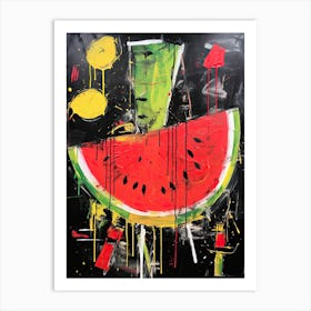 Watermelon Whispers Art Print