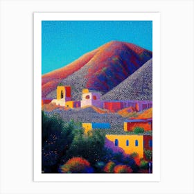 Rio Rancho, City Us  Pointillism Art Print