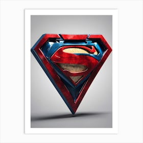 Superman Logo 4 Art Print