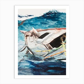 Study For The Gulf Stream, Winslow Homer Art Print