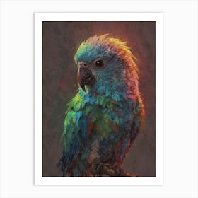 Colorful Parrot 29 Art Print