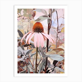 Coneflower 2 Flower Painting Art Print