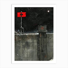 'The Red Flag' Art Print