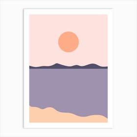 Colorful Beach Art Print