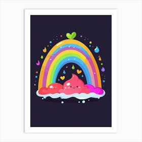 Squishy Rainbow Art Print