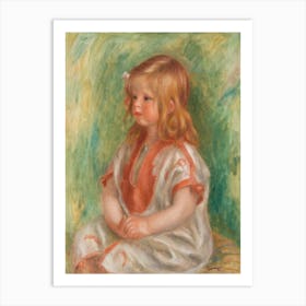Claude Renoir, Pierre Auguste Renoir Art Print