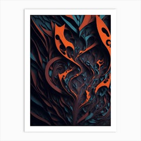 Abstract Fractal Art Art Print