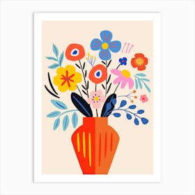 Flowers In A Vase 15 Art Print