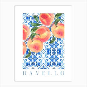 Fruit Peach Print Art Print