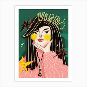 Virgo Zodiac Art Print