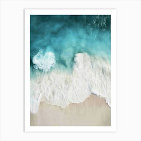 Scuba Diving At The Beach Art Print