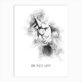 One Piece Luffy 1 Art Print
