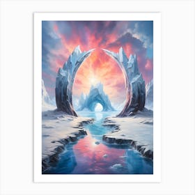 Ice Portal Art Print