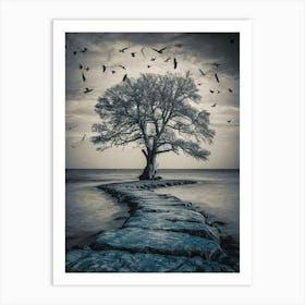 Lone Tree 2 Art Print