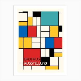 Bauhaus Geometric Minimalist 4 Art Print