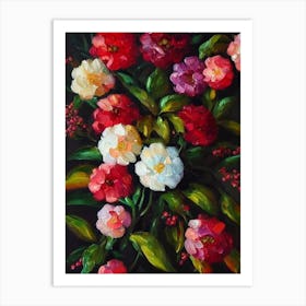 Stock 2 Still Life Oil Painting Flower Art Print