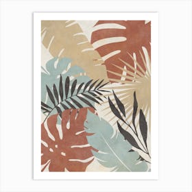 Tropical Leaves 5 Art Print