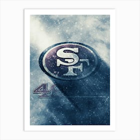 San Francisco 49ers Football Art Print