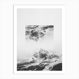 Landscapes Mirrored 1 Torres Del Paine Chile Art Print