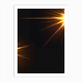 Golden Rays Art Print