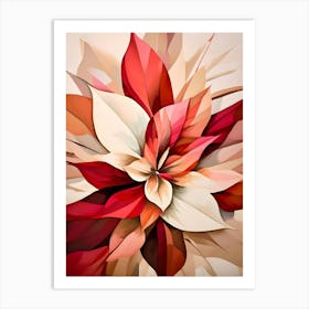 Abstract Flower Painting 35 Art Print