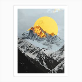 Sunrise Over The Mountains Art Print