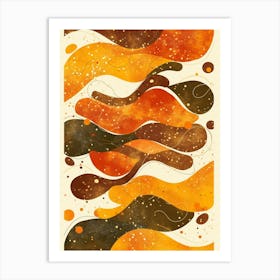 Abstract Swirls Art Print