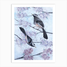 Birds And Blossoms Art Print Art Print