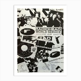 Tonn Radiohead Poster Vintage Music Posters For Room Aesthetic Canvas Wall Art For Teens Art Print