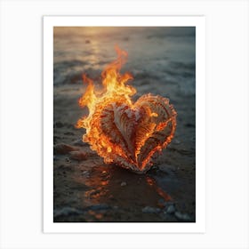 Heart Of Fire 38 Art Print