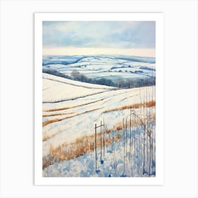 The South Downs England 4 Art Print