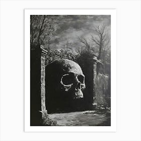 Skull Gate Art Print