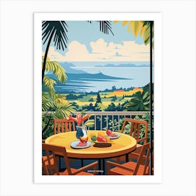 Seychelles, Graphic Illustration 4 Art Print